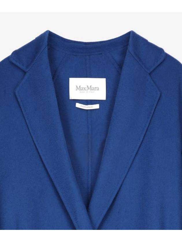 Ludmilla Icon Single Coat Blue - MAX MARA - BALAAN 4