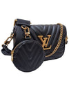 Women s M56461 Black Leather New Wave Multi Pochette Shoulder Cross Bag - LOUIS VUITTON - BALAAN 2