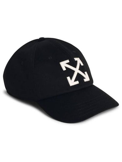 Off-White 'Arrow' Black Cotton Cap - OFF WHITE - BALAAN 2