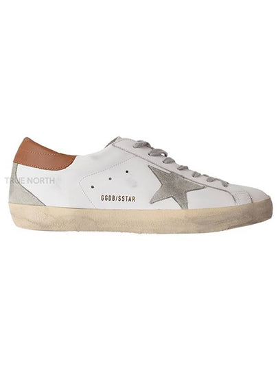 Superstar Brown Tab Sneakers White - GOLDEN GOOSE - BALAAN 2