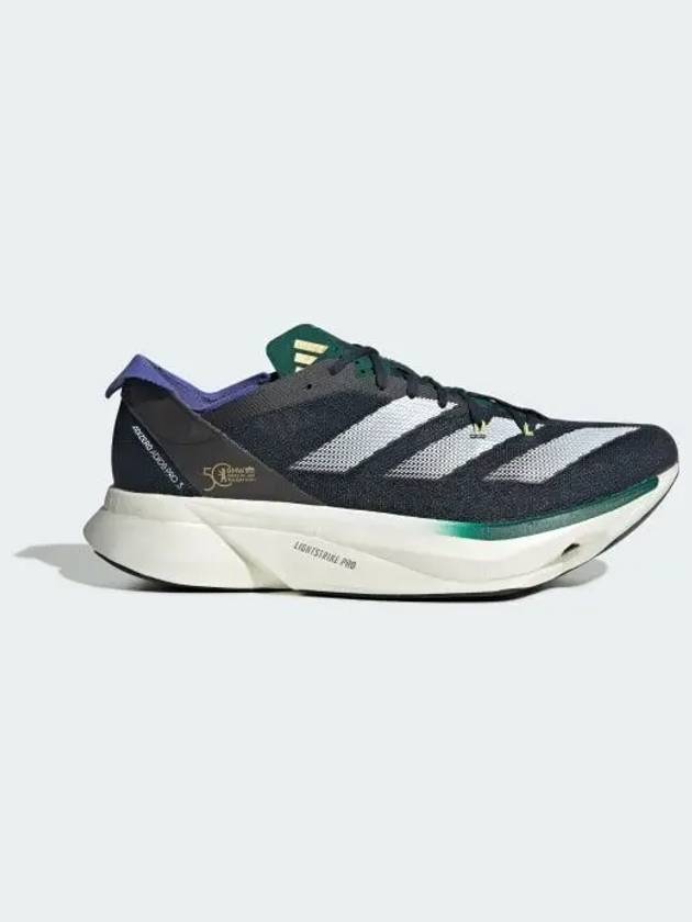 Adizero Adios Pro 3 Running Aurora K Cloud White Collegiate Green Shoes Training JH9636 693256 - ADIDAS - BALAAN 1