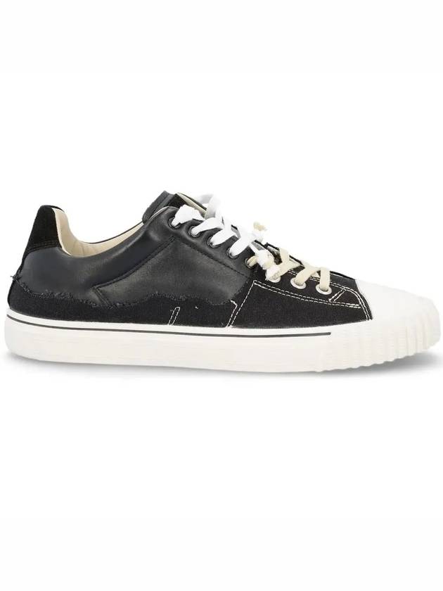 New Evolution Leather Low Top Sneakers Black - MAISON MARGIELA - BALAAN 3