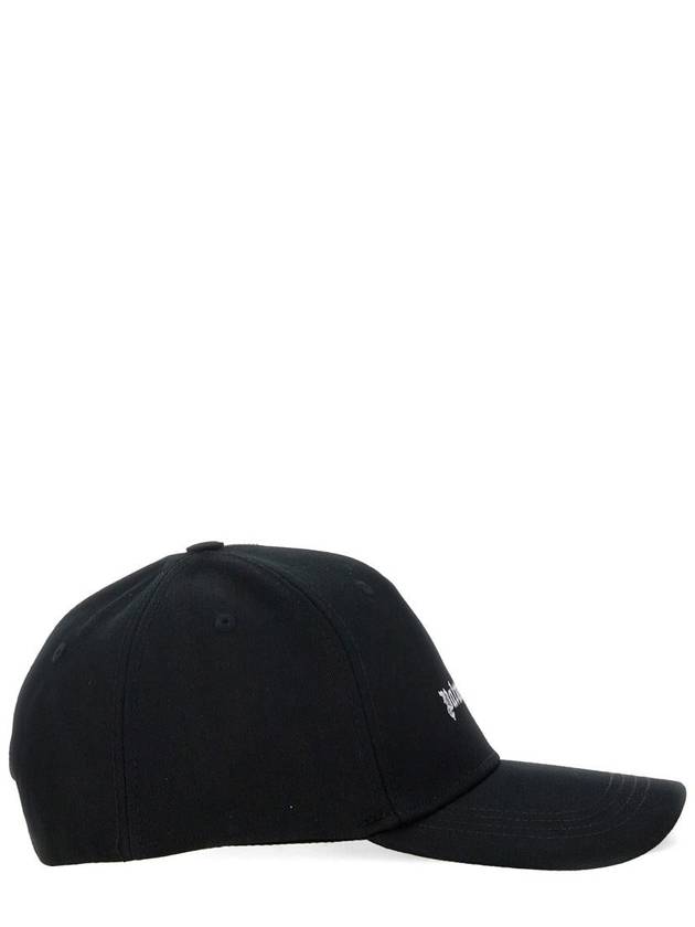 Classic Logo Ball Cap Black - PALM ANGELS - BALAAN 4