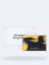 Print Card Wallet Black Yellow - ALEXANDER MCQUEEN - BALAAN 4