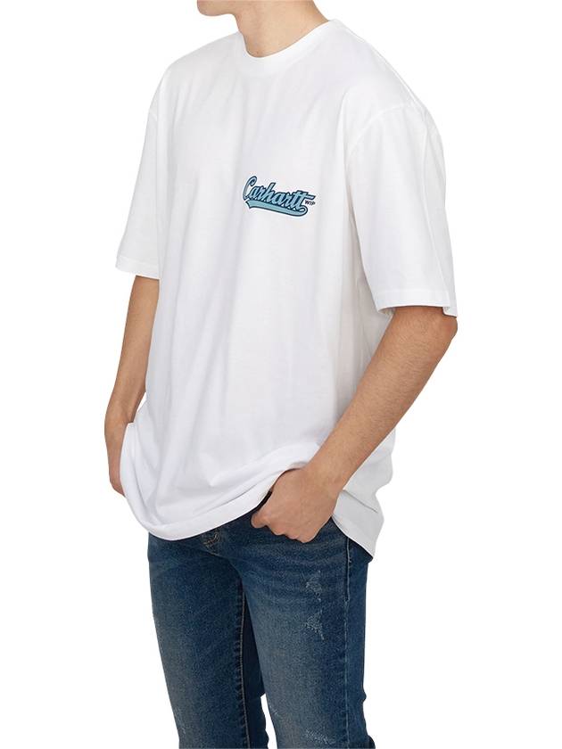 Spill Short Sleeve T-Shirt White - CARHARTT WIP - BALAAN 5