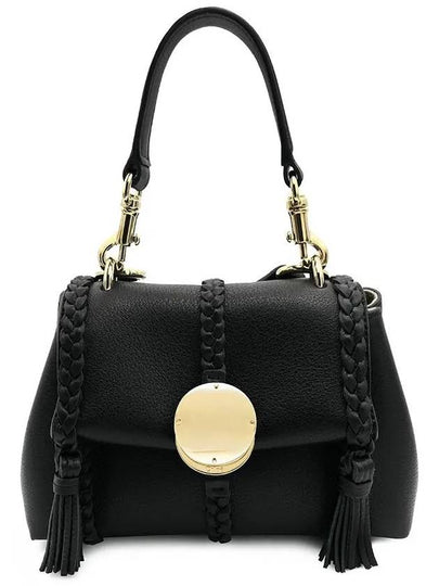 Penelope Mini Grained Leather Shoulder Bag Black - CHLOE - BALAAN 2