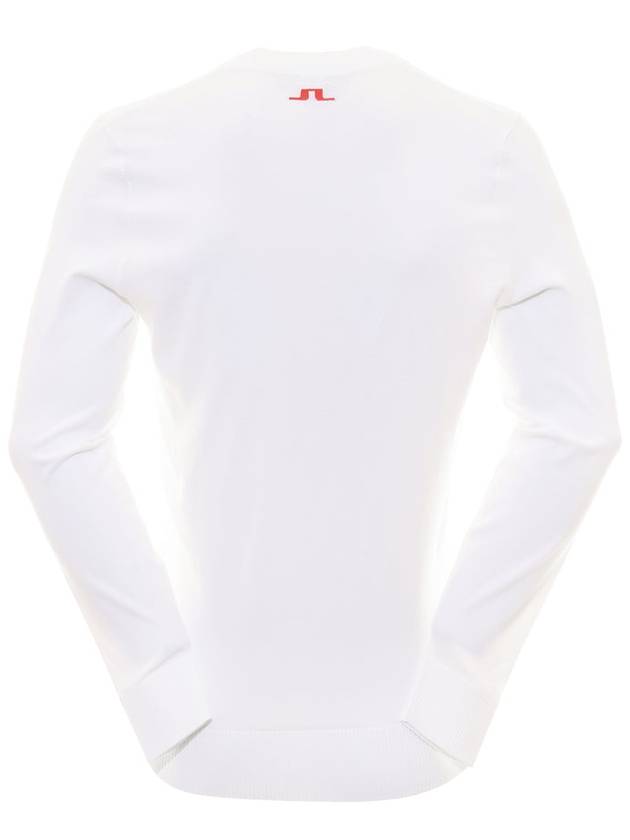 Golf Gus Crew Neck Knit Top White - J.LINDEBERG - BALAAN 3