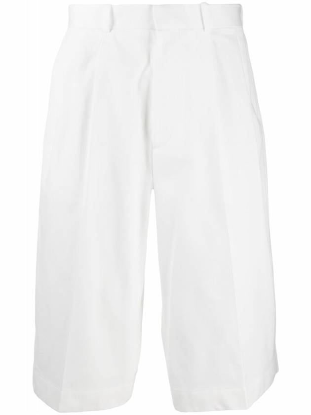 tailored bermuda shorts white - ALEXANDER MCQUEEN - BALAAN 7