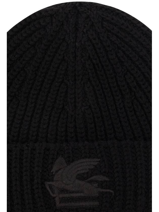 Etro Wool Beanie, Women's, Black - ETRO - BALAAN 4