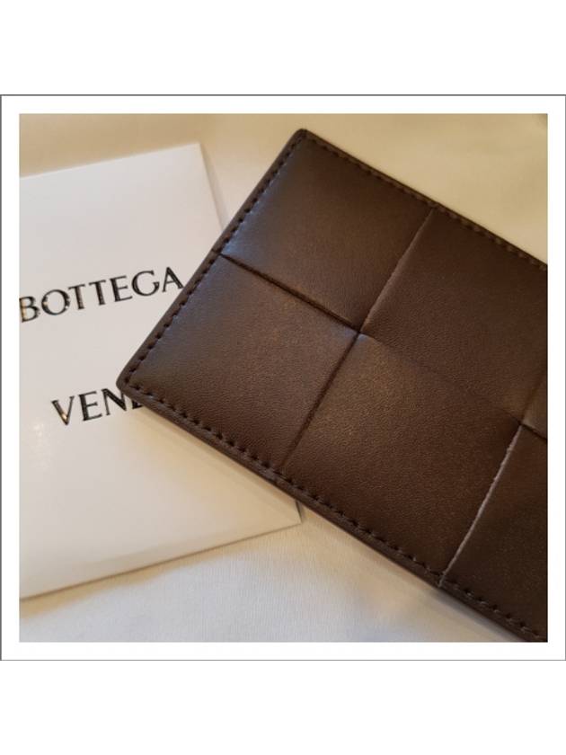 Intrecciato Cassette Card Wallet Light Brown - BOTTEGA VENETA - BALAAN 4