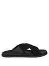 Cross Webbing Strap Sandals Black - GIVENCHY - BALAAN 2