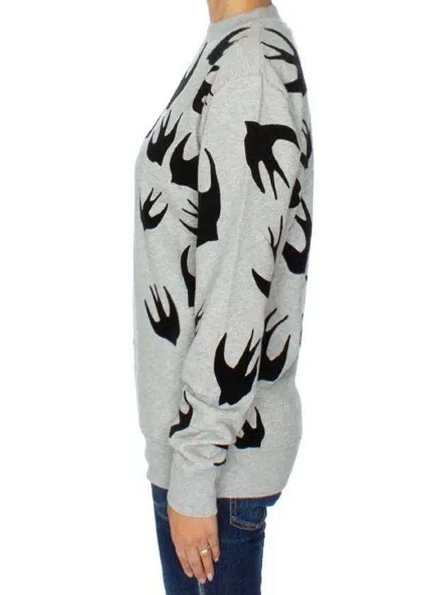 McCue Swallow Printing Sweatshirt 348190 RGH82 1225 - ALEXANDER MCQUEEN - BALAAN 4