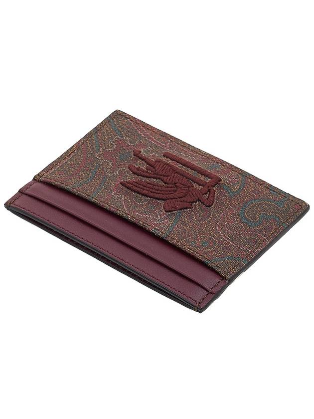 Tesuto Paisley Card Wallet Brown - ETRO - BALAAN 5