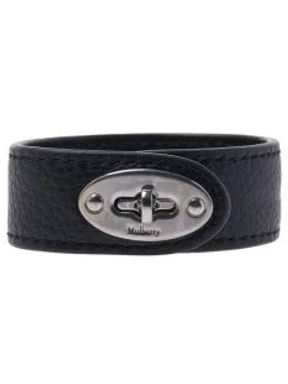 Bayswater Leather Bracelet Black - MULBERRY - BALAAN 2