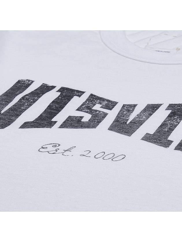 Men s Heritage Logo Print Short Sleeve T Shirt 0124105010028 WHITE - VISVIM - BALAAN 5