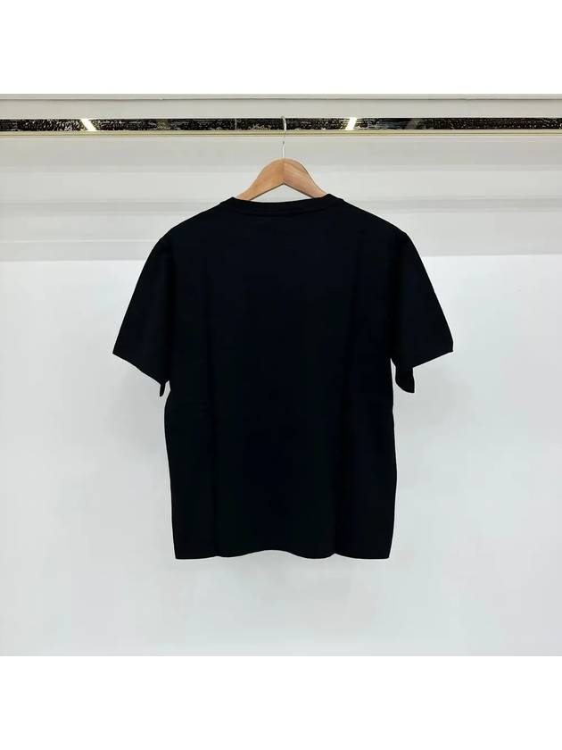 Dressed Fox Easy Short Sleeve T-Shirt Black - MAISON KITSUNE - BALAAN 3