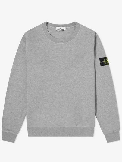 Wappen Patch Crew Neck Sweatshirt Grey - STONE ISLAND - BALAAN 2