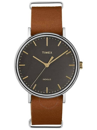 Timex Fairfield Quartz Black Dial Men's Watch TW2P97900 - TIMEX - BALAAN 1