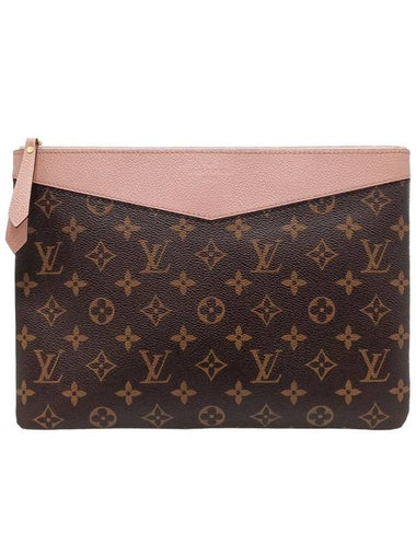 Women s M62942 Monogram Rose Daily Clutch Built in Chip - LOUIS VUITTON - BALAAN 1