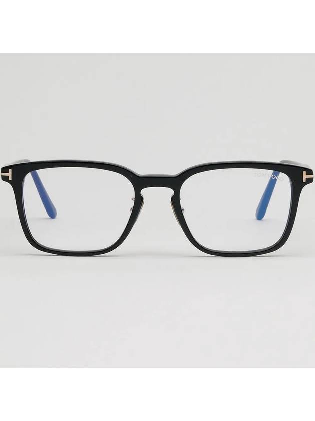 Glasses frame TF5928DB 001 Eye protection fashion blue light blocking horn frame - TOM FORD - BALAAN 3