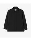 Men's Shirt Type Down Blouson Jacket Black - LACOSTE - BALAAN 2