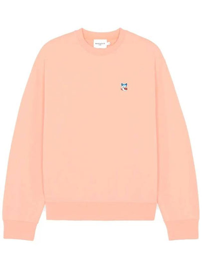 Fox Patch Cotton Sweatshirt Peach - MAISON KITSUNE - BALAAN 2