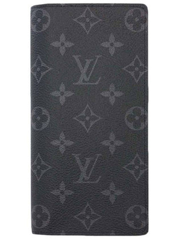 Brazza Wallet Monogram Eclipse - LOUIS VUITTON - BALAAN 1