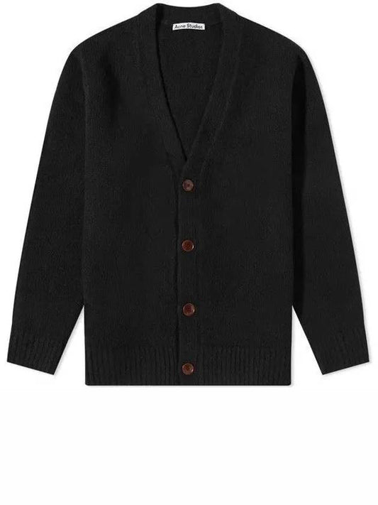 Wool Blend Cardigan Black - ACNE STUDIOS - BALAAN 2