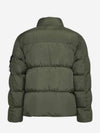 Garment Dyed Crinkle Reps Down Padding Olive - STONE ISLAND - BALAAN 3