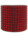 Red leather bracelet jewelry - BALMAIN - BALAAN 3