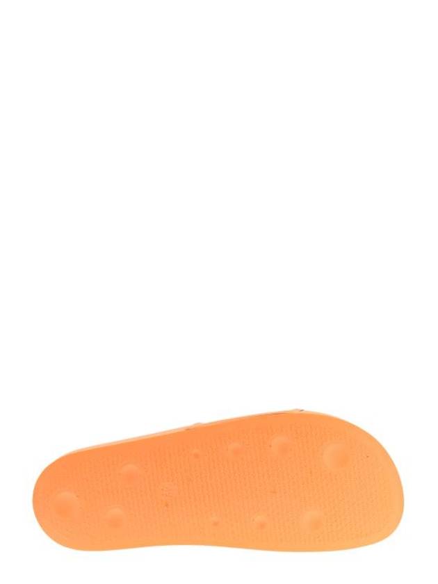 Logo Print Slippers Orange - PALM ANGELS - BALAAN 5