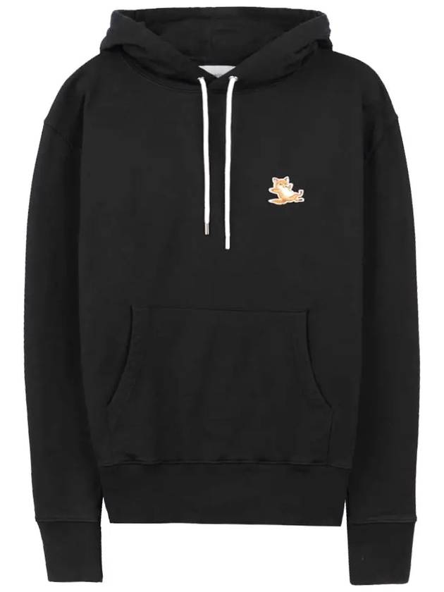 Chillax Fox Patch Classic Hoodie Black - MAISON KITSUNE - BALAAN 2