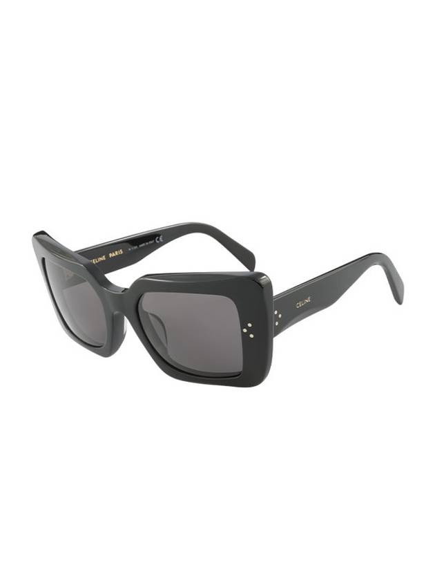 Eyewear Logo Square Acetate Sunglasses Grey Black - CELINE - BALAAN 1