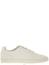 Deerskin Trainers Latex Sole Low Top Sneakers White - BRUNELLO CUCINELLI - BALAAN 4