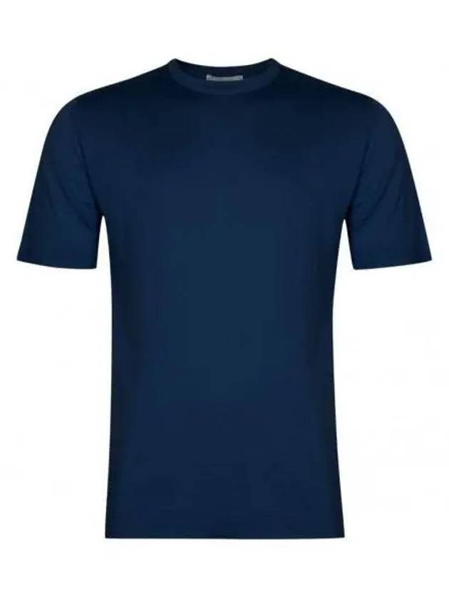 Roca knit t shirt indigo - JOHN SMEDLEY - BALAAN 1