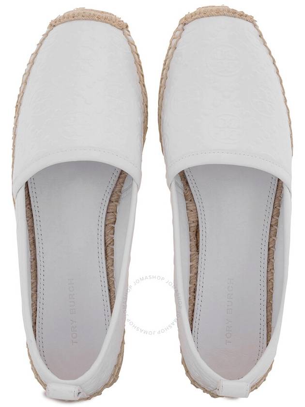 Tory Burch Ladies Gardenia T Monogram Platform Espadrilles, Brand Size 6.5 - TORY BURCH - BALAAN 3