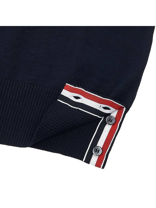 4 Bar Lobster Intarsia Wool Sweatshirt Navy - THOM BROWNE - BALAAN 9