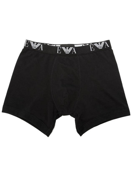 Logo Band Briefs 3 Pack Set Black - EMPORIO ARMANI - BALAAN 1