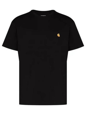 WIP I026391 Embroidered logo chase short sleeve t shirt 1207613 - CARHARTT - BALAAN 1