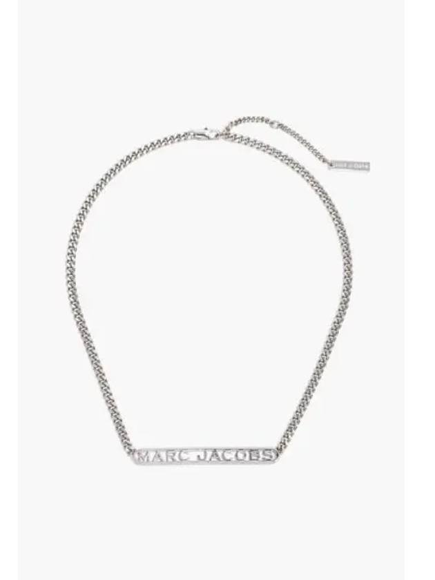 Monogram Chain Necklace Silver MBEDW22003SVX - MARC JACOBS - BALAAN 1