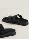 Chypre Calfskin Sandals Black - HERMES - BALAAN 6