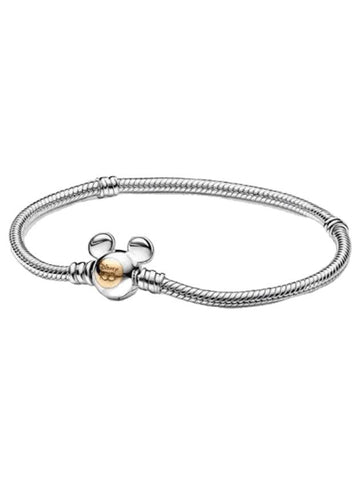 Disney 100th Anniversary Snake Chain Bracelet Silver - PANDORA - BALAAN 1