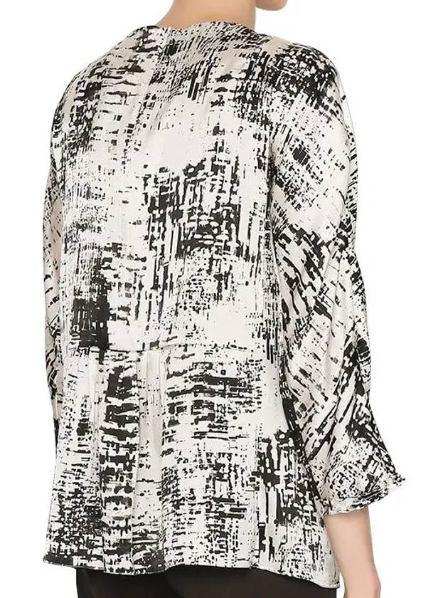 Women's Paco Blouse Black White - MAX MARA - BALAAN 3