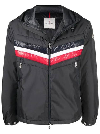 Men's Tinian Hoodie Padded Jacket Charcoal - MONCLER - BALAAN 2