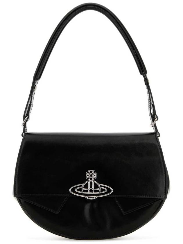 ORB Logo Shoulder Bag Black - VIVIENNE WESTWOOD - BALAAN 2