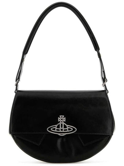 ORB Logo Shoulder Bag Black - VIVIENNE WESTWOOD - BALAAN 2