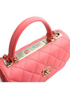 Trendy CC Neon Coral Small Tote and Crossbody Bag - CHANEL - BALAAN 6