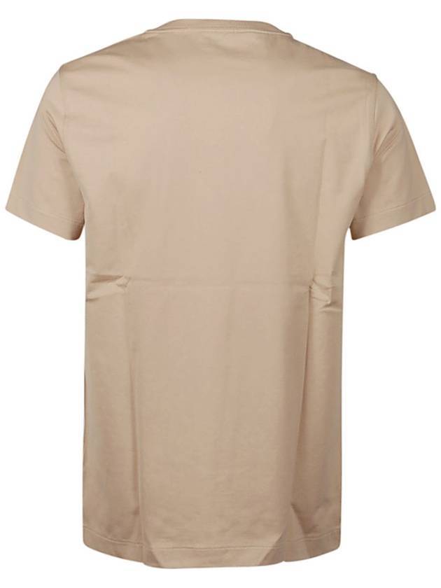 TB Monogram Embroidered Short Sleeve T-Shirt Beige - BURBERRY - BALAAN 3