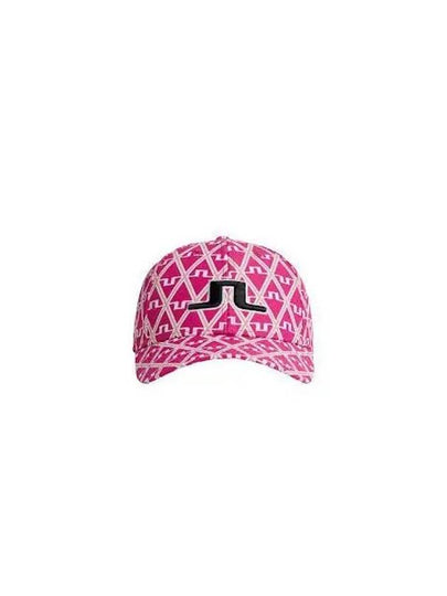 Women's Arlene Embroidered Logo Ball Cap Geo Fuchsia Purple - J.LINDEBERG - BALAAN 2