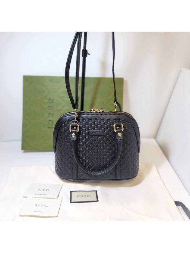 Microssima Small Dome Tote Bag Black - GUCCI - BALAAN 9